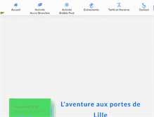 Tablet Screenshot of lys-aventure.com